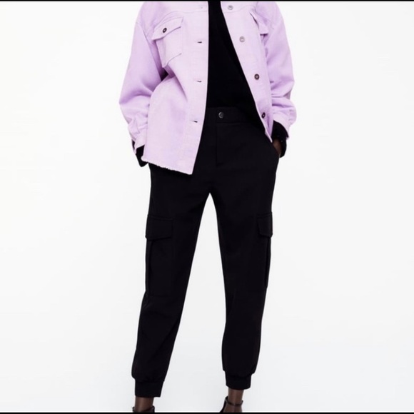 Retro Zara Purple Corduroy Over Shirt - Picture 2 of 7